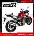 CB 500 F VÝFUK Honda tlumič sportovní výfuk OVAL 2016 - 2019 Dominator 2