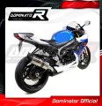 GSX-R 750 L1-L7 Výfuk Suzuki Tlumič Sportovní výfuk Karbonová koncovka HP1 2011 - 2017 Dominator 2