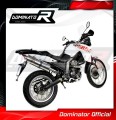 výfuk tlumič výfuku DOMINATOR oválný pasuje na motocykl Derbi Terra Adventure 125 2008   2015 3