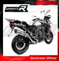 TIGER Explorer 1200 VÝFUK Triumph Tlumič Výfuk Sportovní výfuk Tlumič HP1 Karbonová koncovka 2012 - 2016 DOMINATOR 2
