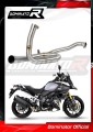 DL 1000 V-strom výfuk eliminátor katalyzátoru katalyzátor katalytický konvertor propojovací trubka decat svod 2014 - 2016 DOMINATOR