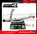 DL 1000 V-strom výfuk eliminátor katalyzátoru katalyzátor katalytický konvertor propojovací trubka decat svod 2014 - 2016 DOMINATOR 3