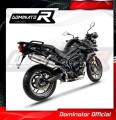 TIGER 800 XC XR XRX XCX XRT XCA VÝFUK Triumph tlumič výfuku sportovní výfuk tlumič výfuku výfukový systém kulatý 2011 - 2014 DOMINATOR 2