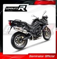 výfuk tlumič výfuku DOMINATOR oválný pasuje na motocykl Triumph TIGER 800 XC XR 2011   2014 4