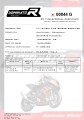 R1200R VÝFUK BMW Homologovaný Typové schválení ES Schváleno pro silniční provoz Certifikát o schválení Tlumič Výfuk Sportovní výfuk Koncovka výfuku Vý