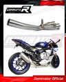 YZF R1 1000 Výfuk Eliminátor katalyzátoru Katalyzátor Spojovací trubka Decat Svod 2015 - 2017 DOMINATOR