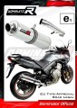 CBF 600 Výfuk HONDA Homologovaný Homologace EC Schváleno pro silniční provoz Osvědčení o schválení Tlumič Sportovní výfuk KULATÝ 2008 - 2013 Dominator