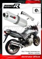 CBF 600 Výfuk HONDA Homologovaný Typové schválení ES Silniční homologace Certifikát schválení Tlumič Sportovní výfuk Tlumič OVAL 2008 - 2013 Dominator