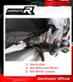 kompletní výfukový systém s tlumičem DOMINATOR Full System HP3 pasuje na motocykl Honda CB 125 R 2018   2020 5