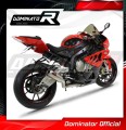 S1000RR Výfukový eliminátor katalyzátoru propojovací trubka Decat Downpipe 2009 - 2011 DOMINATOR  2