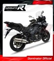 výfuk tlumič výfuku DOMINATOR homologovaný oválný pasuje na motocykl VERSYS 1000 2019   2024 3