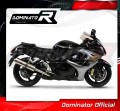 GSXR GSX 1300 R HAYABUSA VÝFUK Suzuki tlumič sportovní výfuk ROUND 2008 - 2019 DOMINATOR 3