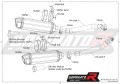 výfuk tlumič výfuku DOMINATOR homologovaný HP1 pasuje na motocykl Z1000 2003   2006 4