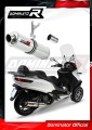 výfuk tlumič výfuku DOMINATOR kulatý pasuje na motocykl Piaggio MP3 500 2008   2022