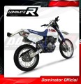 výfuk tlumič výfuku DOMINATOR kulatý pasuje na motocykl DR 350 1990   1999 3