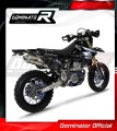 výfuk tlumič výfuku DOMINATOR kulatý pasuje na motocykl Suzuki DRZ 400 SM S  3