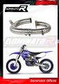 YZ 450 F YZF výfuk Yamaha svod koleno bez PowerBomb 2018 - 2019 DOMINATOR