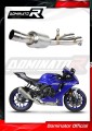 YZF R1 R1M 1000 RN65 Výfuk YAMAHA eliminátor katalyzátoru katalyzátor propojovací potrubí Decat DE-CAT EX Downpipe 2020 - 2021 DOMINATOR
