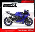 YZF R1 R1M 1000 RN65 Výfuk YAMAHA eliminátor katalyzátoru katalyzátor propojovací potrubí Decat DE-CAT EX Downpipe 2020 - 2021 DOMINATOR 3