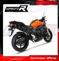výfuk tlumič výfuku DOMINATOR GP1 černý pasuje na motocykl Yamaha FZ6 2006   2010 3