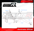 FZ6 FAZER S2 Exhaust Yamaha Muffler Auspuff Sportauspuff Silencer Echappement Silencieux Scarico Scarichi Escape Wydech Tłumik OVAL 2006 - 2010 DOMINATOR 8