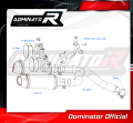výfuk tlumič výfuku DOMINATOR HP3 pasuje na motocykl Yamaha FZ6 2006   2010 8