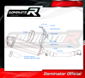 výfuk tlumič výfuku DOMINATOR homologovaný HP1 pasuje na motocykl YZF 600R Thundercat 1996   2006 6