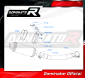 výfuk tlumič výfuku DOMINATOR GP1 pasuje na motocykl Yamaha YZF 600 R Thundercat 1996   2006 5