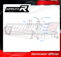 FZ 8 N / FZ8 S FAZER EXHAUST Yamaha Muffler Auspuff Sportauspuff Silencer Echappement Silencieux Scarico Scarichi Escape Wydech Tłumik Carbon End Cap HP1 Black 2010 - 2016 DOMINATOR 5