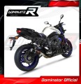 výfuk tlumič výfuku DOMINATOR homologovaný GP černý pasuje na motocykl FZ 8 N / FZ8 S FAZER 2010   2016 2