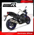 výfuk tlumič výfuku DOMINATOR homologovaný oválný pasuje na motocykl FZ 8 N / FZ8 S FAZER 2010   2016 4