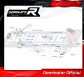 kompletní výfukový systém s tlumičem DOMINATOR Full System GP pasuje na motocykl YAMAHA MT 09 2021   2023 5