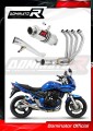 GSF 650 BANDIT N/ S 2005/2006 Kompletní výfukový systém Tlumič Sportovní výfuk Svod Sběrač GP1 DOMINATOR
