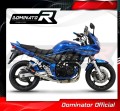 GSF 650 BANDIT N / S 2005- 2006 motocyklový výfuk tlumič sportovní výfuk koncovka výfuku GP1 BLACK Dominator 3