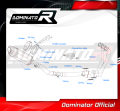 MT-09 2021 - 2022 VÝFUK Yamaha Kompletní systém Tlumič Sportovní výfuk Svod Výfukové svody HP5 DOMINATOR 6