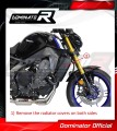 Yamaha MT 09 2021 - 2022 Kompletní výfukový systém tlumič sportovní výfuk svod HP3 Low Level DOMINATOR 6