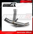 decat středový tlumič výfuku DOMINATOR Mid Pipe pasuje na motocykl Ducati Multistrada 950 / 950 S 2017   2020 2