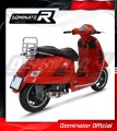 Piaggio Vespa GTS 125 2007 - 2012 motocyklový výfuk tlumič sportovní tlumič GP1 Dominator 2