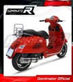 Piaggio Vespa GTS 125 2007 - 2012 motocyklový výfuk tlumič výfuku sportovní výfuk tlumič OV Dominator 2