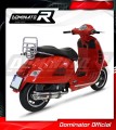 Piaggio Vespa GTS 125 2007 - 2012 motocyklový výfuk tlumič výfuku sportovní výfuk tlumič ST Dominator 2