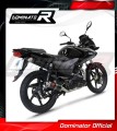 Honda CBF 125 2009-2014 Kompletní výfukový systém Tlumič Výfuk Sportovní tlumič Svod Výfuk Tlumič GP1 BLACK DOMINATOR 2