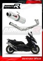 kompletní výfukový systém s tlumičem DOMINATOR Full System kulatý pasuje na motocykl Yamaha T MAX 500 2008   2011