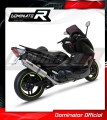 kompletní výfukový systém s tlumičem DOMINATOR Full System kulatý pasuje na motocykl Yamaha T MAX 500 2008   2011 3