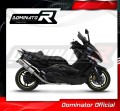 kompletní výfukový systém s tlumičem DOMINATOR Full System kulatý pasuje na motocykl Yamaha T MAX 500 2008   2011 4