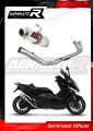 kompletní výfukový systém s tlumičem DOMINATOR Full System GP1 pasuje na motocykl Yamaha T MAX 500 2008   2011