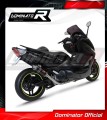 Yamaha T-MAX 500 Kompletní výfukový systém Tlumič Výfuk Sportovní výfuk Svod Kolektor GP1 BLACK DOMINATOR 2