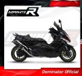 kompletní výfukový systém s tlumičem DOMINATOR Full System HP1 černý pasuje na motocykl Yamaha T MAX 500 2008   2011 2