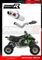Kawasaki KFX 450 2008 -2014 Kompletní výfukový systém Tlumič Výfuk Sportovní výfuk Svod Výfuk Tlumič GP1 DOMINATOR