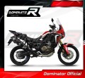 Honda CRF 1000L Africa Twin 2015 -2017 motocyklový výfuk tlumič sportovní výfuk koncovka výfuku HP7 BLACK Dominator 3