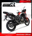 Honda CRF 1000L Africa Twin 2015 -2017 Kompletní výfukový systém Tlumič Výfuk Sportovní výfuk Svod Výfuk Tlumič HP7 BLACK DOMINATOR 2